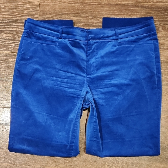 ❤️ BANANA REPUBLIC VELVET SLOAN SLIM ANKLE PANTS / TROUSERS, 10 (30) - Picture 1 of 9
